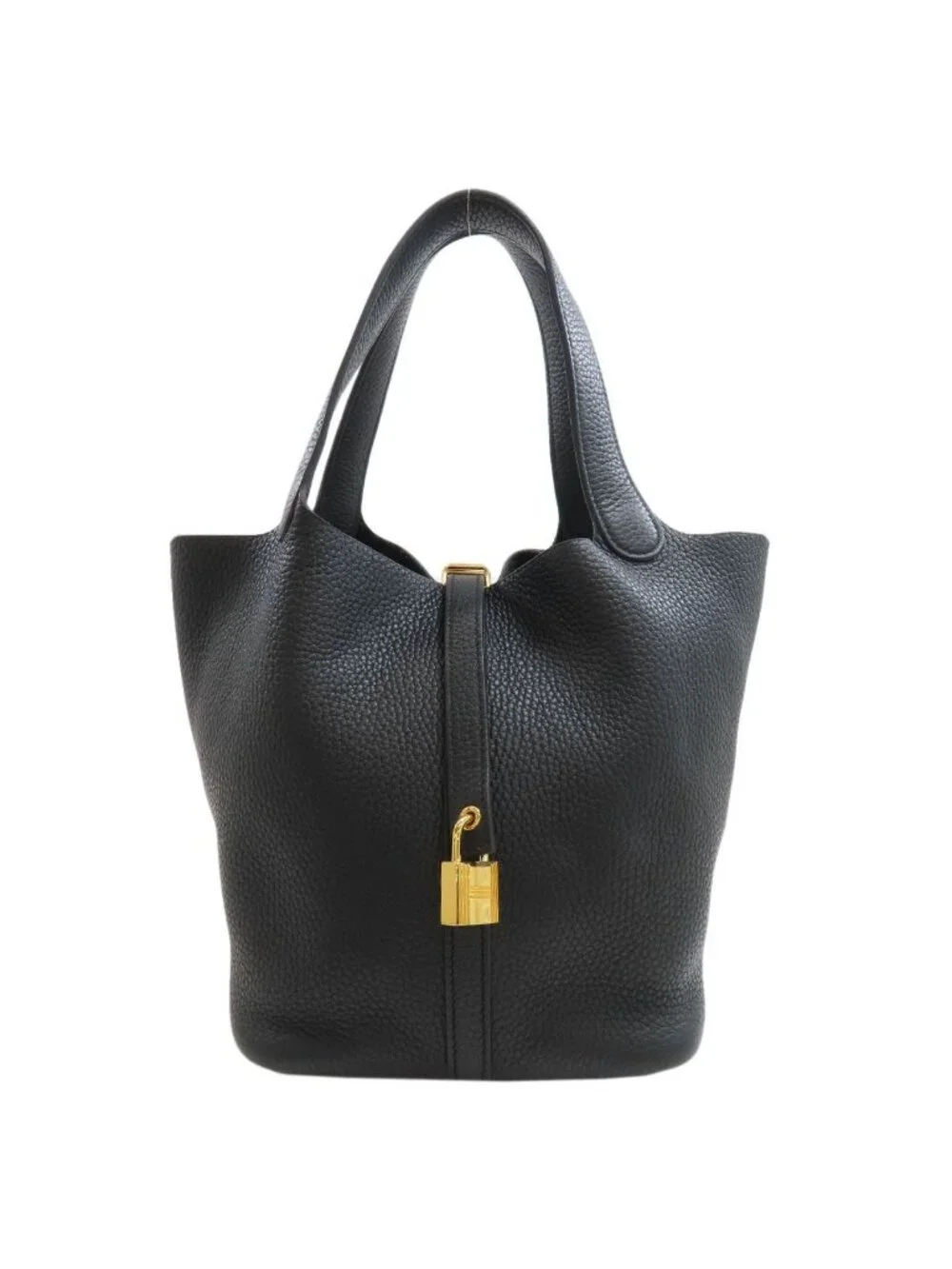 Hermes Picotin Lock MM Gold Handbag Taurillon Clemence